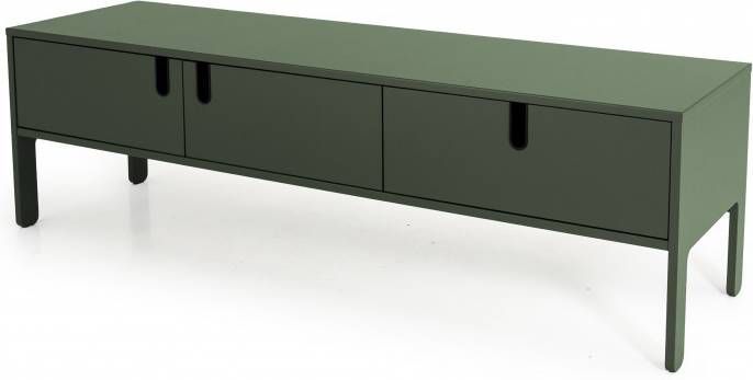 verfrommeld dronken Centimeter Tenzo tv meubel Uno 2 deuren en 1 lade groen 50x171x46 cm Leen Bakker -  Meubelmooi.nl